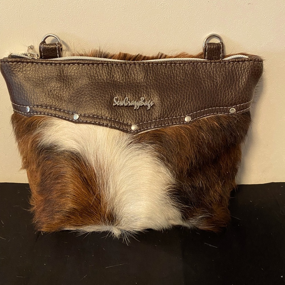 Handcrafted leather Brazilian crossbody.